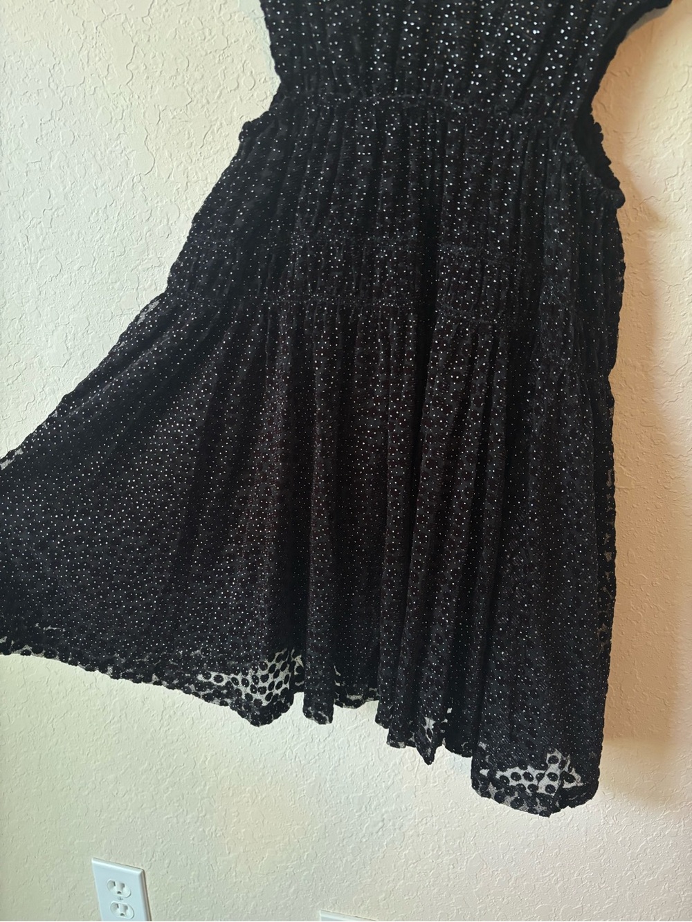Maje | Women's Sleeveless Velvet Feather Dress Size US Small FR 36 - Picture 7 of 10
